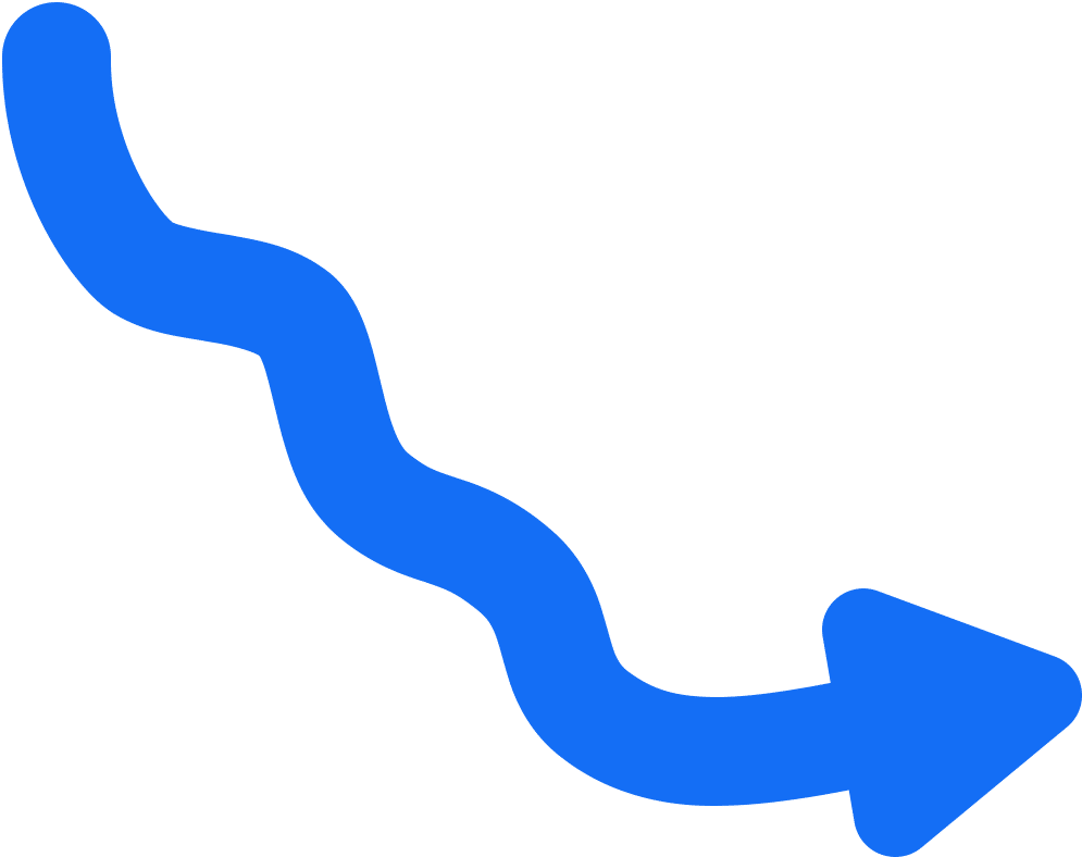 fleche bleu